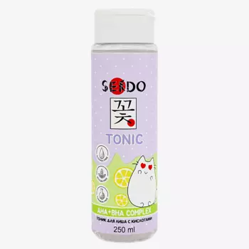 SENDO Тоник для лица с кислотами AHA+BHA Complex Face Tonic