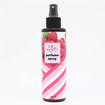PARLI Увлажняющий парфюмированный спрей для тела серии МАЛИНА