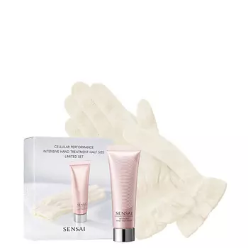 SENSAI Набор Cellular Performance Intensive Hand Treatment: Крем для рук + Перчатки 1.0