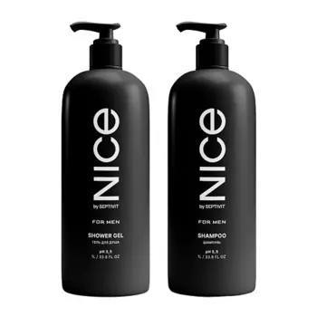 SEPTIVIT Набор мужской Гель для душа + Шампунь NICE