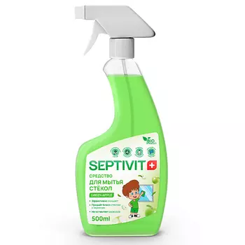SEPTIVIT Средство для мытья стекол Green Apple