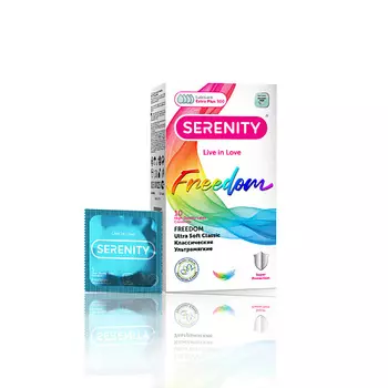 SERENITY Презервативы FREEDOM Ultra Soft Classic 10.0