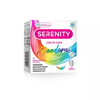 SERENITY Презервативы FREEDOM Ultra Soft Classic 36.0