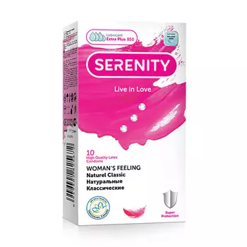 SERENITY Презервативы из натурального латекса WOMAN’S FEELING