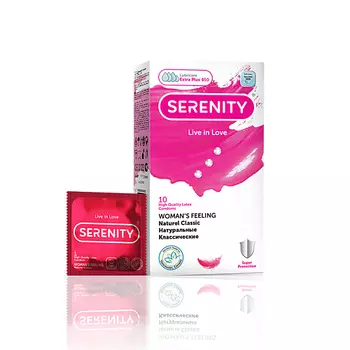 SERENITY Презервативы WOMAN’S FEELING Naturel Ультрамягкие 10.0