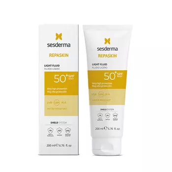 SESDERMA Флюид нежный солнцезащитный для тела SPF50 Repaskin Light Fluid