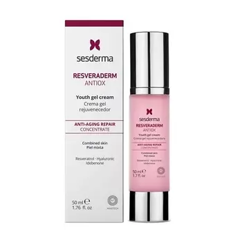SESDERMA Крем-гель омолаживающий для лица Resveraderm Antiox Youth Gel Cream