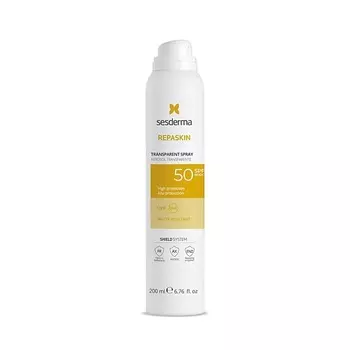 SESDERMA Спрей солнцезащитный прозрачный для тела аэрозоль Repaskin Transparent Spray SPF 50