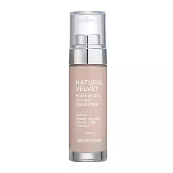 SEVEN7EEN Тональный крем длительного действия NATURAL VELVET MOISTURIZING LASTING FOUNDATION