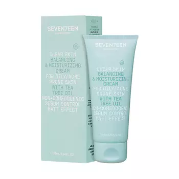 SEVENTEEN SEVEN7EEN Крем для лица увлажняющий с маслом чайного дерева Clear Skin Balancing & Moisturizing Cream