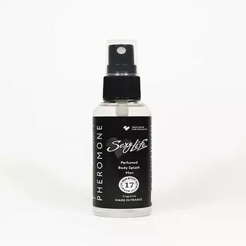 SEXY LIFE Парфюмированный спрей для тела с феромонами Мужской №17 50.0