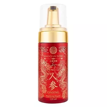 SHANGHAI SONG Очищающая пенка для лица Ginseng Purifying Foam