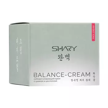 SHARY Крем матирующий с цинком и азиатской центеллой для комбинированной и проблемной кожи лица 50.0