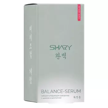 SHARY Сыворотка матирующая с цинком и азиатской центеллой для жирной и проблемной кожи лица 30.0
