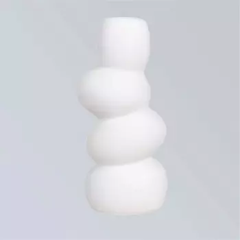 SHE STYLE Ваза для сухоцветов из гипса Камни для декора дома