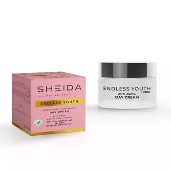 SHEIDA Антивозрастной крем от морщин дневной с дополнительным обогощением 50.0