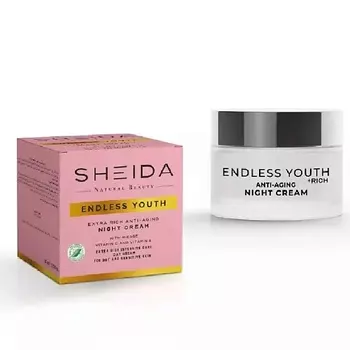 SHEIDA Антивозрастной крем от морщин ночной с дополнительным обогащением 50.0