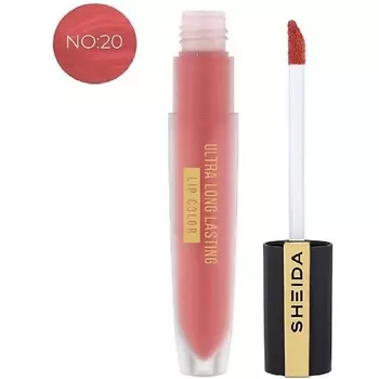 SHEIDA Водостойкая жидкая помада для губ