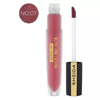 SHEIDA Водостойкая жидкая помада для губ