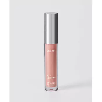 SHENY PROFESSIONAL Блеск для губ увлажняющий, розовый нюд с блестками