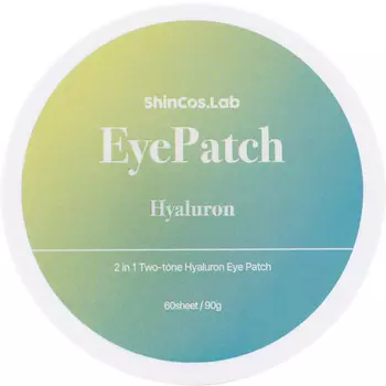 SHINCOS.LAB Гидрогелевые патчи с гиалуроновой кислотой и экстрактом розы EyePatch Hyaluron