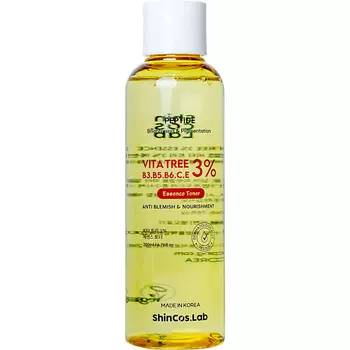 SHINCOS.LAB Тонер-эссенция с витаминами Vita Tree 3% Essence Toner