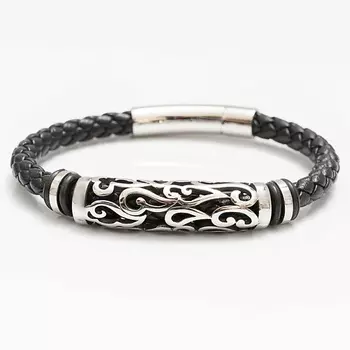 SHINE & BEAUTY Браслет кожаный 18,5 см