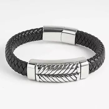 SHINE & BEAUTY Браслет кожаный 21 см