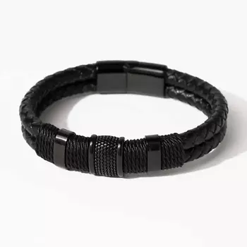 SHINE & BEAUTY Браслет кожаный 21 см