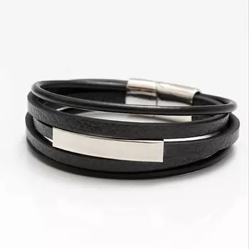 SHINE & BEAUTY Браслет кожаный 23 см