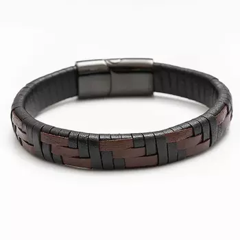 SHINE & BEAUTY Браслет мужской из кожи