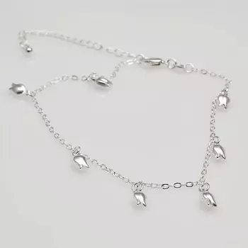 SHINE & BEAUTY Браслет на ногу покрытый серебром