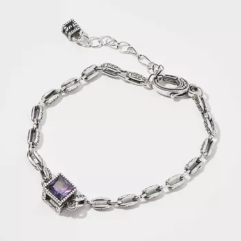 SHINE & BEAUTY Браслет на руку с цирконом покрытый серебром