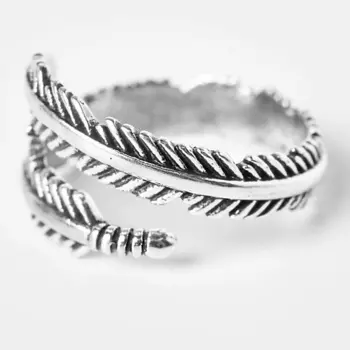 SHINE & BEAUTY Кольцо не замкнутое покрытое серебром 1.0