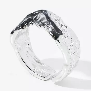 SHINE & BEAUTY Кольцо не замкнутое покрытое серебром 1.0