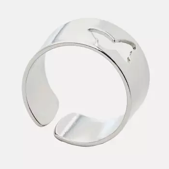 SHINE & BEAUTY Кольцо не замкнутое покрытое серебром