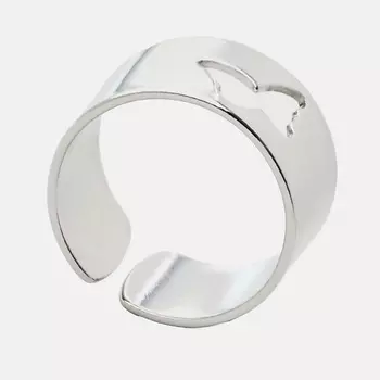 SHINE & BEAUTY Кольцо не замкнутое покрытое серебром