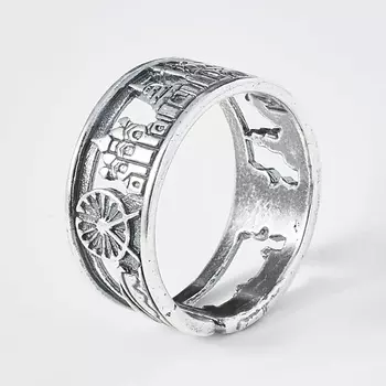 SHINE & BEAUTY Кольцо не замкнутое покрытое серебром 1.0