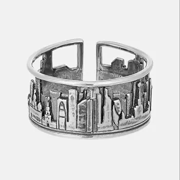 SHINE & BEAUTY Кольцо не замкнутое покрытое серебром 1.0