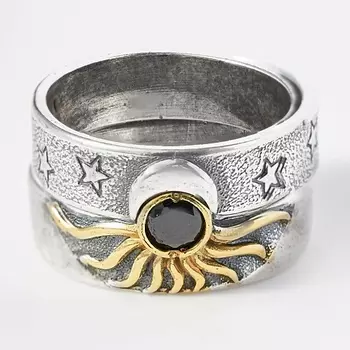 SHINE & BEAUTY Кольцо покрытое серебром 1.0