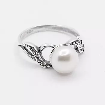 SHINE & BEAUTY Кольцо, покрытое серебром с ювелирным стеклом PRECIOSA