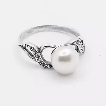 SHINE & BEAUTY Кольцо, покрытое серебром с ювелирным стеклом PRECIOSA