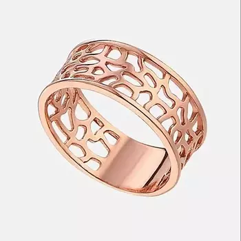 SHINE & BEAUTY Кольцо покрытое золотом 1.0