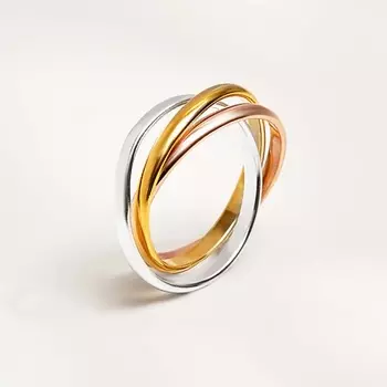 SHINE & BEAUTY Кольцо покрытое золотом