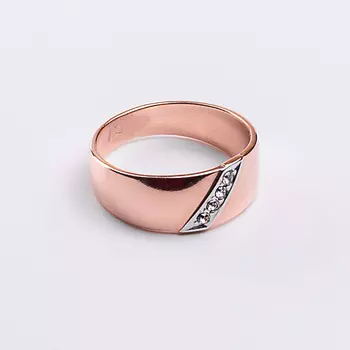 SHINE & BEAUTY Кольцо с ювелирным стеклом PRECIOSA 1.0