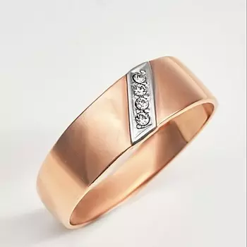 SHINE & BEAUTY Кольцо с ювелирным стеклом PRECIOSA 1.0