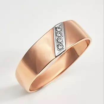 SHINE & BEAUTY Кольцо с ювелирным стеклом PRECIOSA 1.0