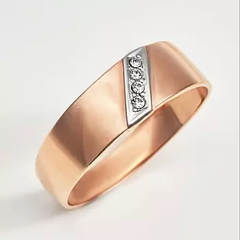 SHINE & BEAUTY Кольцо с ювелирным стеклом PRECIOSA 1.0