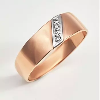 SHINE & BEAUTY Кольцо с ювелирным стеклом PRECIOSA 1.0