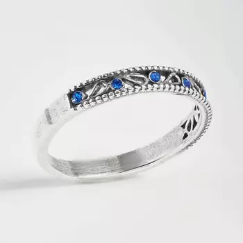 SHINE & BEAUTY Кольцопокрытое серебром с ювелирным стеклом PRECIOSA